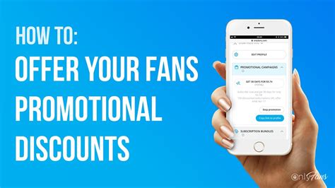 onlyfans descuentos|How to offer fans promotional discounts 